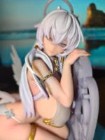 25cm (9.8") Angel Chair Anime Figure 1/6 Scale White Winged Statue - Image 6