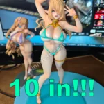 25cm (9.8″) Lunara Summer Cut Elf Swimsuit Figure – Scissors Hand Pose Elf Statue