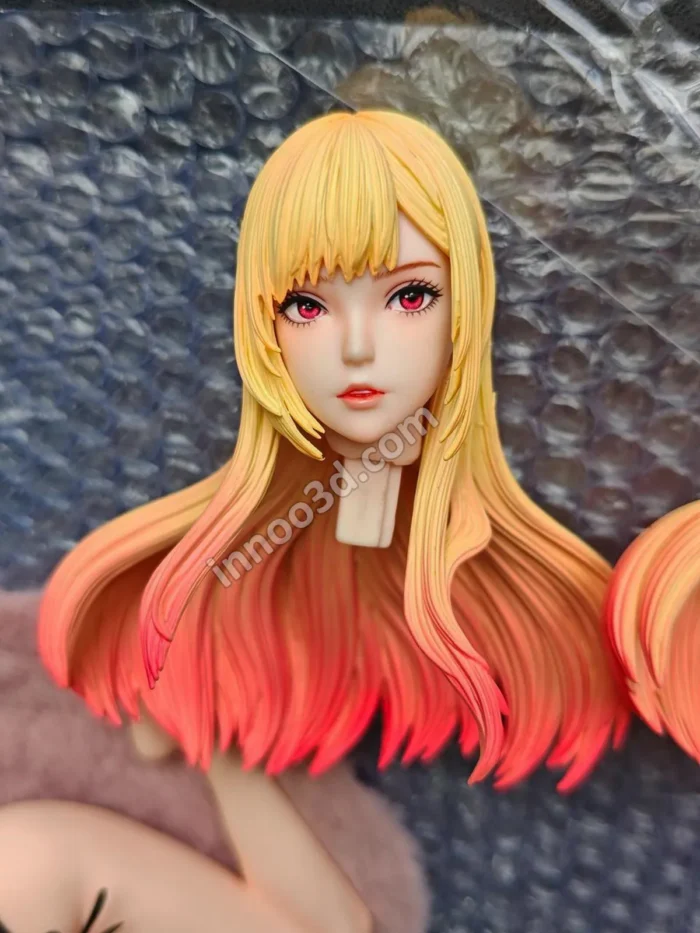 19cm (7.5") 1/4 Beach Beauty Anime Figure Realistic Swimsuit Statue - Image 2