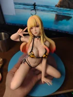 19cm (7.5") 1/4 Beach Beauty Anime Figure Realistic Swimsuit Statue - Image 6