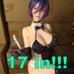 43cm (16.9") 1/4 War Queen Anime Figure Realistic Seated Statue
